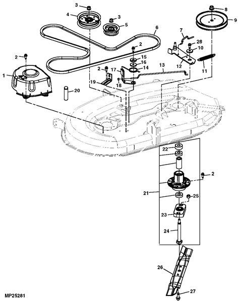 John deere 115 parts diagram - The part numbers in this Parts Catalog were correct at the time of publication. Per John Deere policy, we continuously improve our products. Therefore, when ordering parts verify the part numbers with your dealer. SI Units of Measure Metric dimensions are provided as applicable throughout this parts catalog. Bolt And …